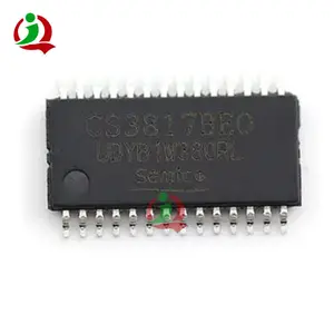CS3817BEO HTSSOP-28 chip 15W stereo efficient class D audio power amplifier IC electronic components with single CS3817BEO