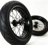 Ensemble de roues Supermoto Surron Light Bee X Ultra Bee 17 pouces, pneus 70/90-17 90/80-17, jantes en aluminium CNC, chambre à air en butyl Segway X260