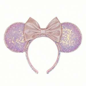 Minnie Bow Hair Band Sweets Glitter Lentejuelas Orejas Arco Diadema Niñas Diadema Festival Fiesta Accesorio para el cabello - Product Image 3