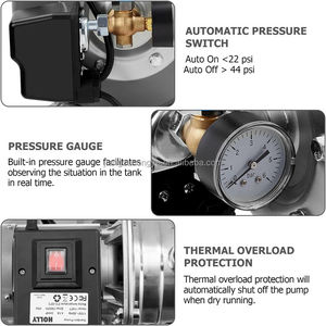 600W/800W/1000W/1600W réservoir sous pression <span class=keywords><strong>pompe</strong></span> pour <span class=keywords><strong>puits</strong></span> peu profond <span class=keywords><strong>pompe</strong></span> à jet automatique pressurisée <span class=keywords><strong>avec</strong></span> <span class=keywords><strong>pressostat</strong></span> et chaudière - Product Image 2