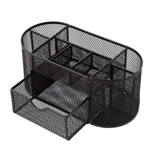 De malla de organizador de escritorio de lápiz Copa organizador <span class=keywords><strong>9</strong></span> compartimento de escritorio de oficina organizador - Product Image 3