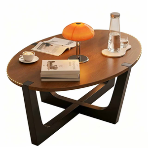 AGS-06-CJ Durable Scandinavian Modern Solid Wood Coffee <b>Table</b> for Small Apartment Living Room - Product Image 6