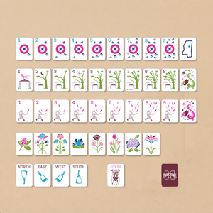 Fichas de Mahjong Mississippi State Westwind Red Bulldog 160 <span class=keywords><strong>Foster</strong></span> de Acrílico de Lujo, 2 Capas, Color Blanco, para Entretenimiento - Product Image 1