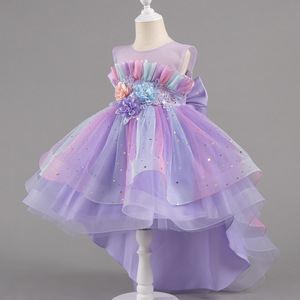 ชุดเดรสเด็<span class=keywords><strong>ก</strong></span>ผู้หญิงลายดอ<span class=keywords><strong>ก</strong></span>ไม้ 3 มิติ ประดับเลื่อม แบบออมเบร ไฮโล โบว์ สำหรับงา<span class=keywords><strong>น</strong></span>วั<span class=keywords><strong>น</strong></span>เกิด พิธีศีลจุ่ม ชุดฤดูร้อนสำหรับเด็กเล็ก เสื้อผ้าเด็กผู้หญิง ขายส่ง - Product Image 4