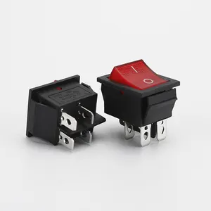 Hot Selling NO 4 Pin Wiring On-Off-On 3 Position Snap In Rocker Switch