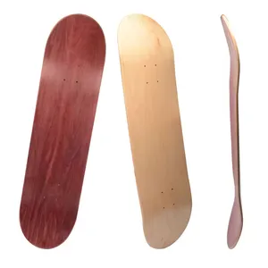 Oem profesional Pro bambu kosong 7 lapisan Maple Kanada veneer kustom papan skateboard