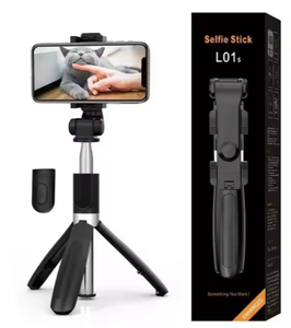 Trépied perche à <span class=keywords><strong>selfie</strong></span> sans fil 3-en-1 certifié CE ROHS FCC <span class=keywords><strong>L01s</strong></span> pour télécommande de smartphones iPhone et Samsung - Product Image 3