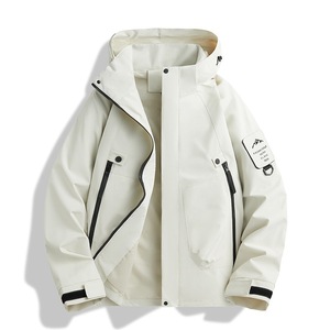 Veste imperméable coupe-vent respirante à une seule couche de style montagne, unisexe, vêtements de randonnée en plein air, personnalisable - Product Image 4