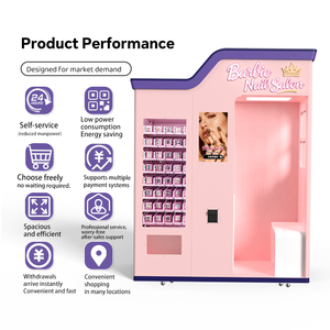 Distributore Automatico Intelligente per Stampa Unghie con Lettore di Carte - Macchina per Stampa Unghie Cosmetici Bellezza Giochi a Moneta - Product Image 4