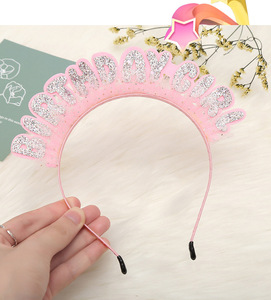Pafu-accesorios <span class=keywords><strong>para</strong></span> el cabello <span class=keywords><strong>para</strong></span> niña, diademas <span class=keywords><strong>para</strong></span> fiesta de <span class=keywords><strong>cumpleaños</strong></span>, accesorios <span class=keywords><strong>para</strong></span> el cabello <span class=keywords><strong>para</strong></span> niño - Product Image 6