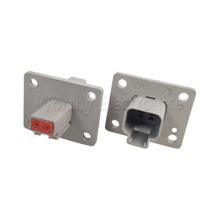 ขั้วปลายสายไฟ<span class=keywords><strong>2P</strong></span> 2ขั้วต่อปลั๊กตัวผู้ในรถยนต์ <span class=keywords><strong>DT04</strong></span>-<span class=keywords><strong>2P</strong></span>-L012ใช้สำหรับเชื่อมต่อยานยนต์ - Product Image 1