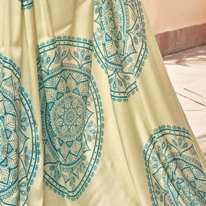 Новинка, однотонный шарф-хиджаб с принтом 12 м/м, женские платья, 40% нейлоновые шелковые ткани на био-основе, 60% - Product Image 2