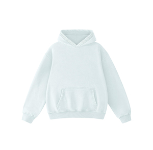Sweat à capuche vintage streetwear pour homme, en coton épais, coupe oversize, vente en gros, sweats à capuche graphiques personnalisés délavés à l'acide - Product Image 2