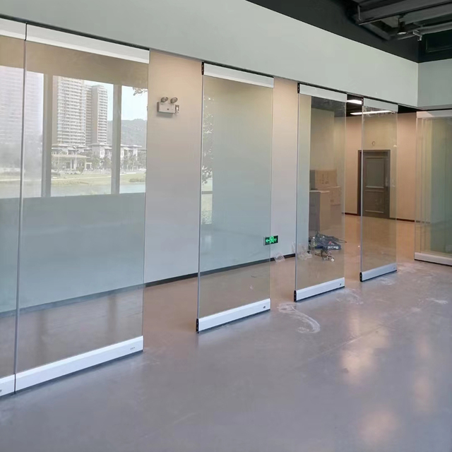 Aluminum Alloy Foldable Glass Doors & Partition Wall Tempered Glass Modern Design Movable Folding CN;SHG Origin