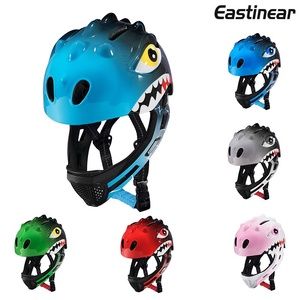 Nuevo Casco de Ciclismo Infantil con Diseño de Dinosaurio de Dibujos Animados, Protección Facial Completa <span class=keywords><strong>para</strong></span> Ciclismo, Patinaje de Velocidad, Patinaje sobre Ruedas y <span class=keywords><strong>Bicicleta</strong></span> de Equilibrio - Product Image 4