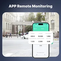 Medidor de Energía Inteligente Monofásico MOES Tuya Zigbee 100A, Módulo de Monitoreo por Aplicación, Bidireccional, con Sensor de Transformador de Corriente