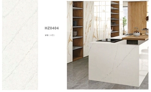 Bán buôn 1600x3200mm đánh bóng đá thạch anh nhân tạo tấm đá cẩm thạch hiện đại nhìn tấm cho khách sạn sàn tường bảng đầu tiếp tân - Product Image 5