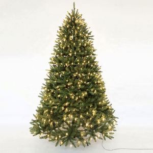 Pre Lit <b>Tree</b> <b>Lights</b> Christmas Decorations Indoor 3Ft 10Ft Green Oem Custom Pvc Pe Artificial Standing Outdoor - Product Image 2