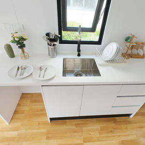 Maisons modernes pour le glamping Maison mobile préfabriquée prête à être expédiée avec roues - Product Image 4