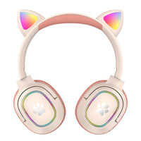 Casque audio pour enfants au design mignon de dessin animé, à réduction de bruit active, étanche IPX-4, conception supra-auriculaire pour l'apprentissage et le sport