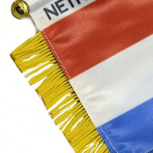 Bandera de Holanda Personalizada con Logotipo para Colgar en el Espejo Retrovisor del Coche y Decoración del Hogar, Técnicas de Impresión Digital - Product Image 4