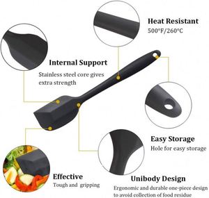 Food Grade <b>Silicone</b> Spatula Long Sustainable <b>Silicone</b> Cooking Spatulas for Bakeware <b>Baking</b> - Product Image 5