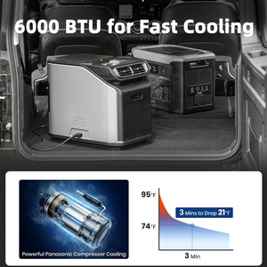 En stock UE Climatiseur portable 6000 BTU Refroidissement rapide Télécommande Climatiseur mobile [La capacité de refroidissement est la plus puissante en H] - Product Image 2