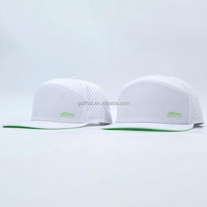 Oem custom logo a <b>Frame</b> Hats Luxury Mens Golf Hat Performance Wide Brim Suede Baseball Cap snapback Hats with Rubber Pvc logo - Product Image 4