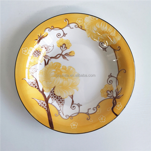 Harga pabrik kustom bantalan cetakan keramik piring makan 7.5 inci keramik <span class=keywords><strong>omega</strong></span> franged piring sup untuk rumah tangga - Product Image 4