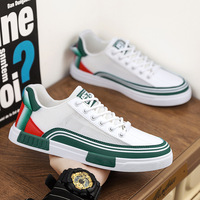 Chaussures de sport de style universitaire grande taille pour hommes, baskets à bout rond grande taille pour étudiants, chaussures décontractées en mesh respirant