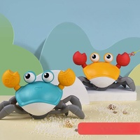Jouet Crabe Électrique à Induction, Évitement Automatique des Obstacles, Marche, Danse, Musique, Lumière, Éducatif pour Bébé et Tout-Petit