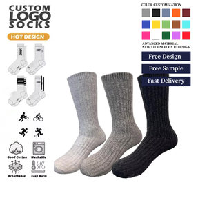 <span class=keywords><strong>Chaussettes</strong></span> d'hiver en laine épaisse unisexes, <span class=keywords><strong>chaudes</strong></span>, douces, respirantes, mi-mollet, pour hommes et femmes, pour le travail en extérieur - Product Image 1