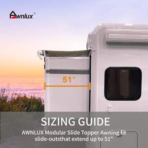 Awnlux nouveau 4wd <span class=keywords><strong>pas</strong></span> <span class=keywords><strong>cher</strong></span> 8 longue lit Wingle voyage camion <span class=keywords><strong>camping</strong></span>-<span class=keywords><strong>car</strong></span> pick-up pliable coque glisser pour <span class=keywords><strong>Camping</strong></span> voiture - Product Image 2