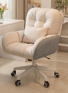 Modern Comfortable Swivel Chair for Home Office College Desk Makeup <b>Stool</b> for Girls Bedroom Dormitory Living Room Use - Product Image 4