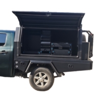 Caisse de camionnette simple en aluminium sur mesure pour Hilux