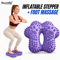 Equipo de Ejercicio Personal, Stepper Inflable, Máquina de Ejercicios, Equipo de Entrenamiento de Reflexología para Relajación de Pies, Portátil