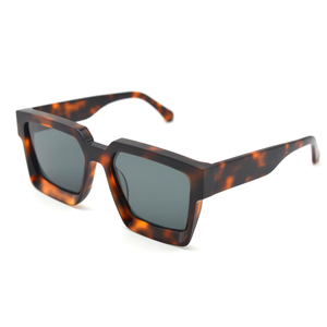 Gafas de Sol Modernas <span class=keywords><strong>Sifer</strong></span>, Gafas de Sol Cuadradas de Acetato de Alta Calidad para Mujer, Unisex, Polarizadas, con Lentes TAC Blancas y Negras - Product Image 5
