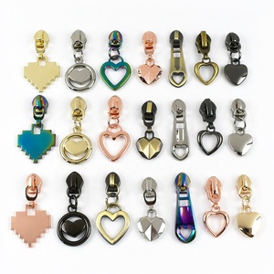 Meetee 5 # Mix Nylon <span class=keywords><strong>Zip</strong></span> Sliders Décoration de haute qualité Extracteur de <span class=keywords><strong>fermeture</strong></span> à glissière Remplaçable Zips Tête Bagage <span class=keywords><strong>Fermeture</strong></span> à glissière <span class=keywords><strong>Curseur</strong></span> - Product Image 4