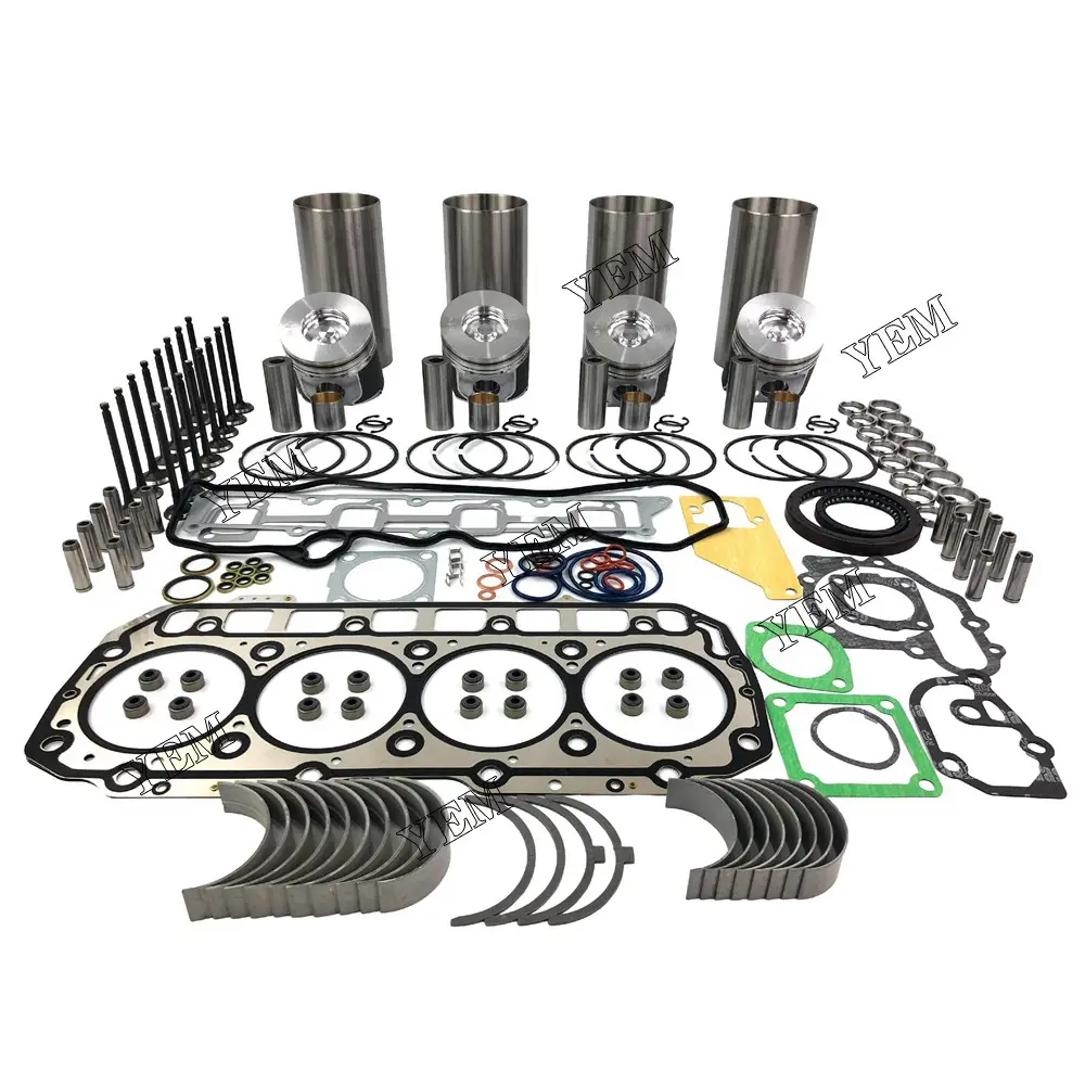 Para Yanmar 4TNV98 kit de revisão de reconstrução de peças de motor