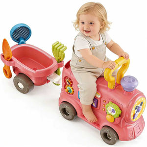 Trotteur Bébé 5-en-1 Multifonctionnel avec Centre d'Activités, Porteur et Jouet Éducatif pour Tout-petits - Vente en Gros - Product Image 1