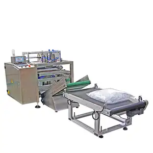 Manual Placement 5-15 Bags / Min Plastic Part Cylinder Film Packaging Machine Matched With The Vibratorbowl