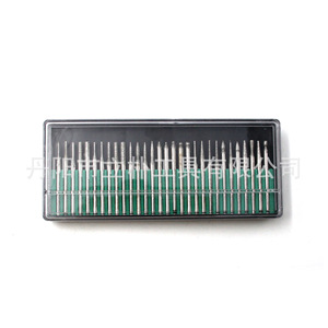 Diamond Grinding Needles 30pc Boxed 3.2mm Shank Tapered Nail Drill Tools For Polishing Carving - Product Image 1