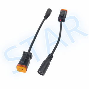 Auto DC Buchse Stecker auf 2 Pin schwarz deutsch wasserdichte Buchse dt06-2s-e005 Kfz-Kabel - Product Image 6