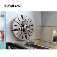 Tour CNC à lit plat à haute rigidité CK61125 avec changement d'outil automatique et système de contrôle Fanuc