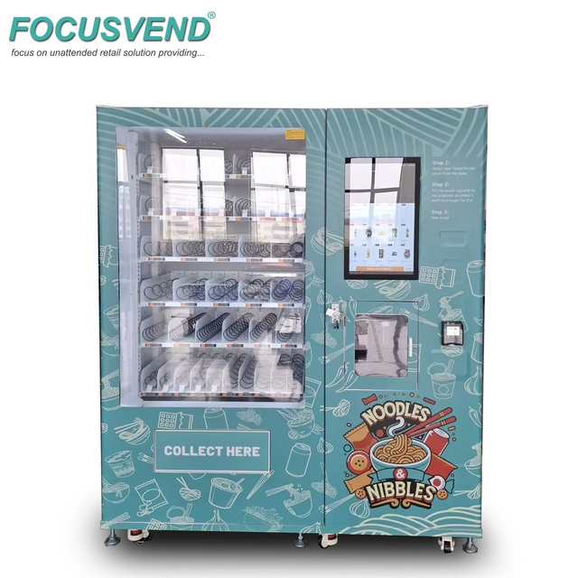 Intelligent Noodle Vending Kiosk with Heating & 21.5" Screen