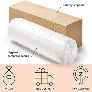 Materasso a molle bonnell in memory foam sano euro top economico singolo xl e singolo muslimate - Product Image 5