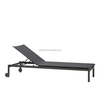 Chaise longue en aluminium sur mesure pour l'extérieur, pour piscine, plage, jardin