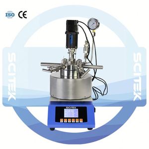 SCITEK 0 ~ 1800r/min Tanque de reactor químico de alta presión de alta eficiencia Agitación mecánica - Product Image 5