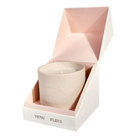 Boîte cadeau magnétique pour bougies avec impression de logo personnalisé, couvercle à rabat magnétique, parfumée, en papier, fermeture magnétique pour bougies