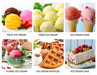 Aanrechtmodel harde ijsmachine, gelato-ijsmachine, automatische batchvriezer voor koffiehuis, restaurant, dessertzaak